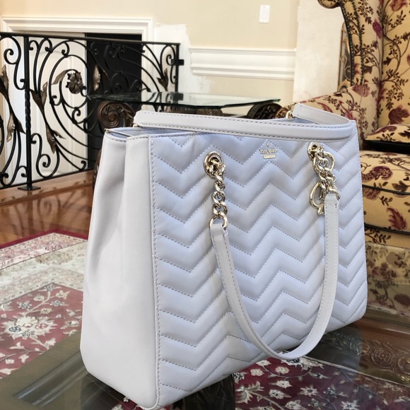 NWT Kate spade quilted Reese park large handbag - Picture 6 of 8